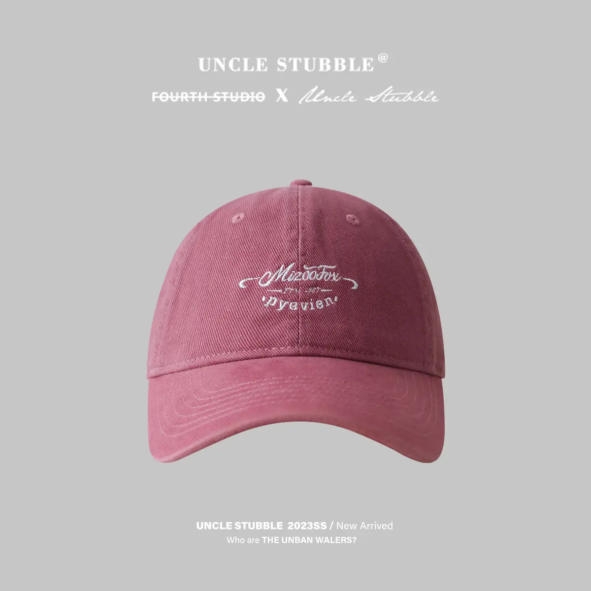 Uncle Stubbies Pink Baseball Cap for Men - Image 7