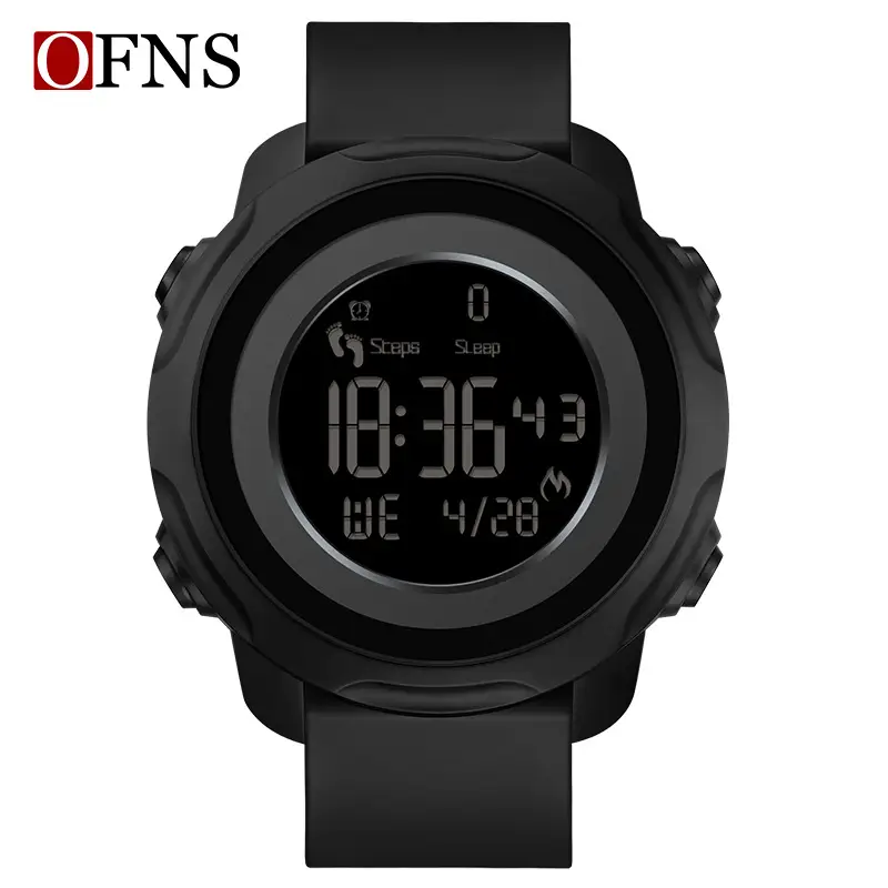 O'FANS Digital Step Counter Multi Color Watch for Men Women - Image 5