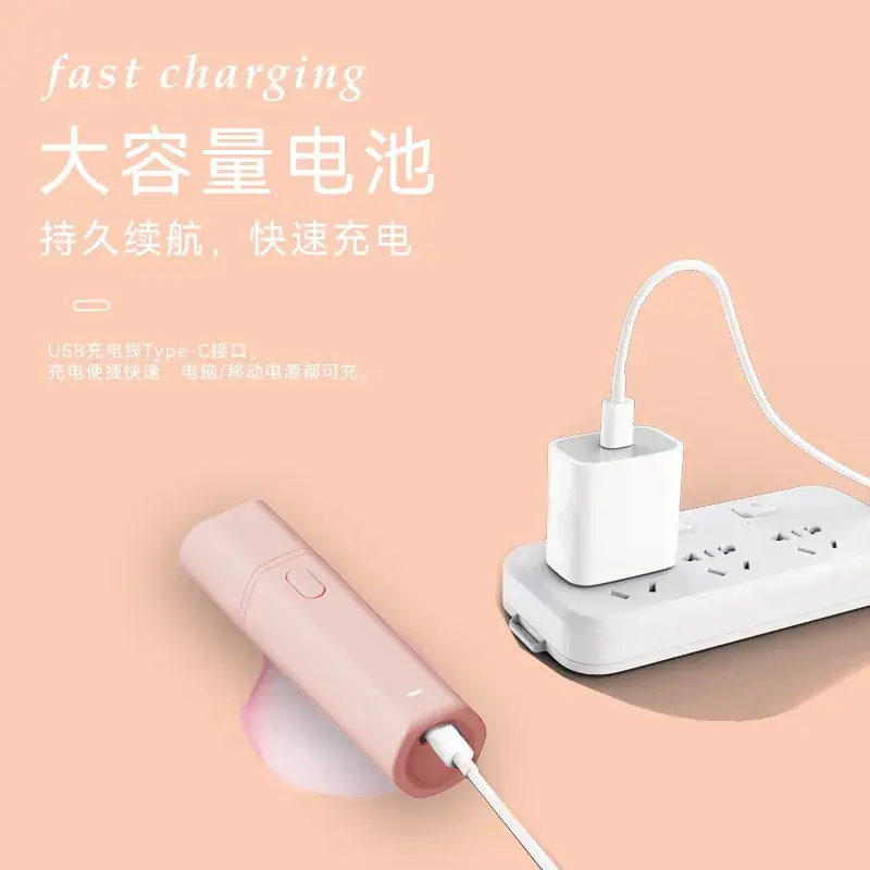 Women's Pink Electric Hair Trimmer Two-in-One Shaving Cutter - Image 6