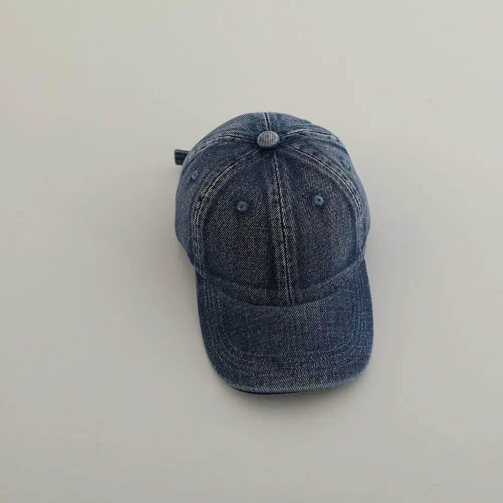 Black Denim Peaked Cap for Boys Girls 2024 — feature 11