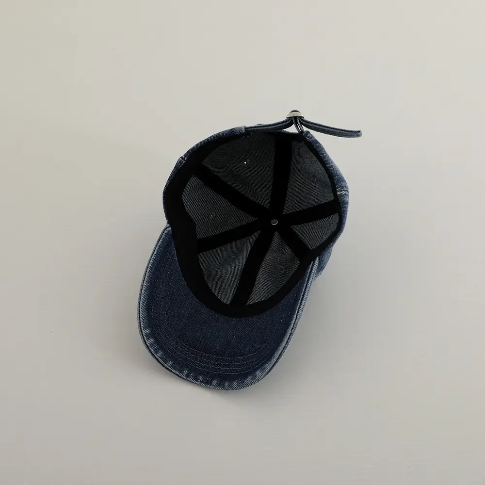 Black Denim Peaked Cap for Boys Girls 2024 — feature 12