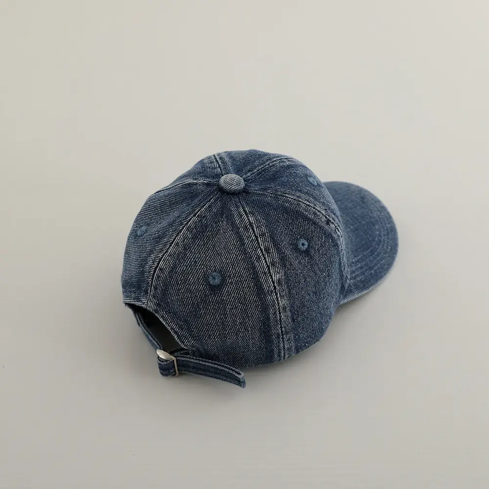 Black Denim Peaked Cap for Boys Girls 2024 — feature 13
