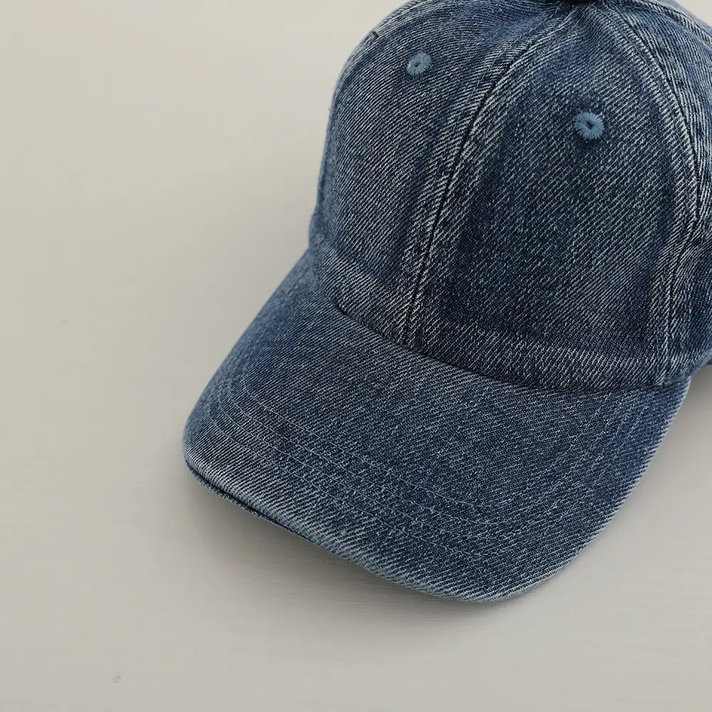 Black Denim Peaked Cap for Boys Girls 2024 — feature 14