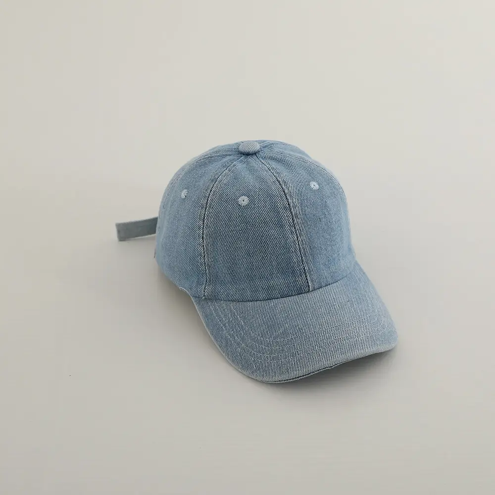 Black Denim Peaked Cap for Boys Girls 2024 — feature 3