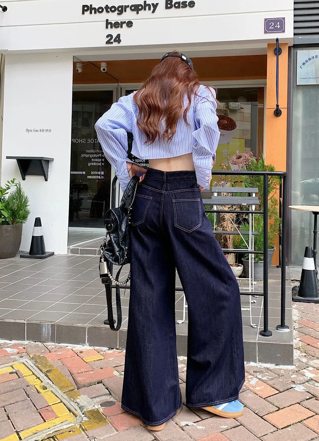 Tall Retro Wide Leg Jeans Dark Blue 2025 — feature 17