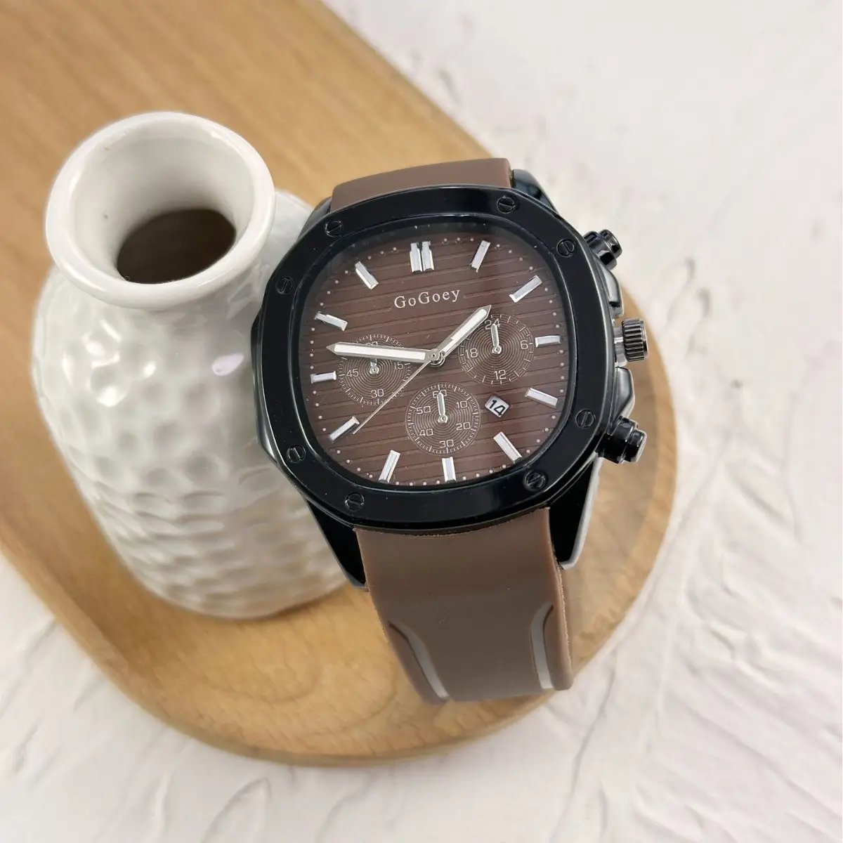 Blue Silicone Cross-Border Men's Quartz Watch - Image 9
