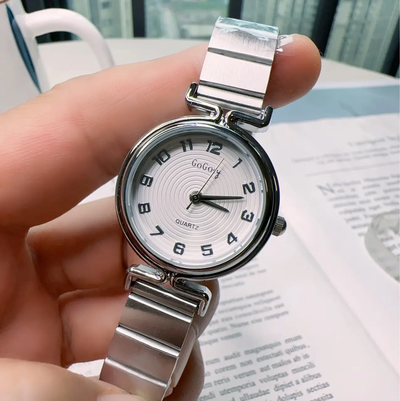 Women's Stainless Steel Digital Watch with Live Display - Image 7