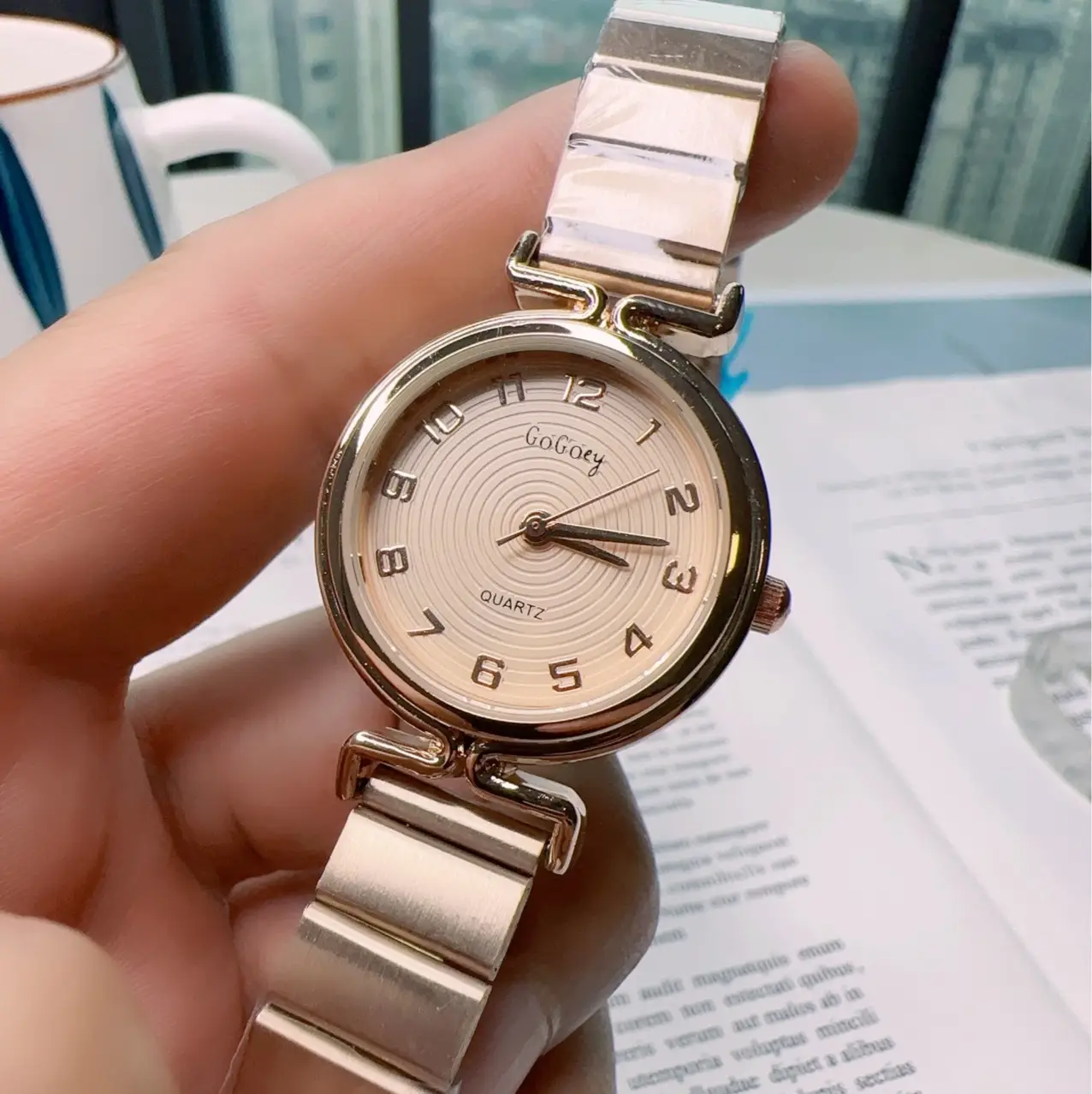 Women's Stainless Steel Digital Watch with Live Display - Image 8