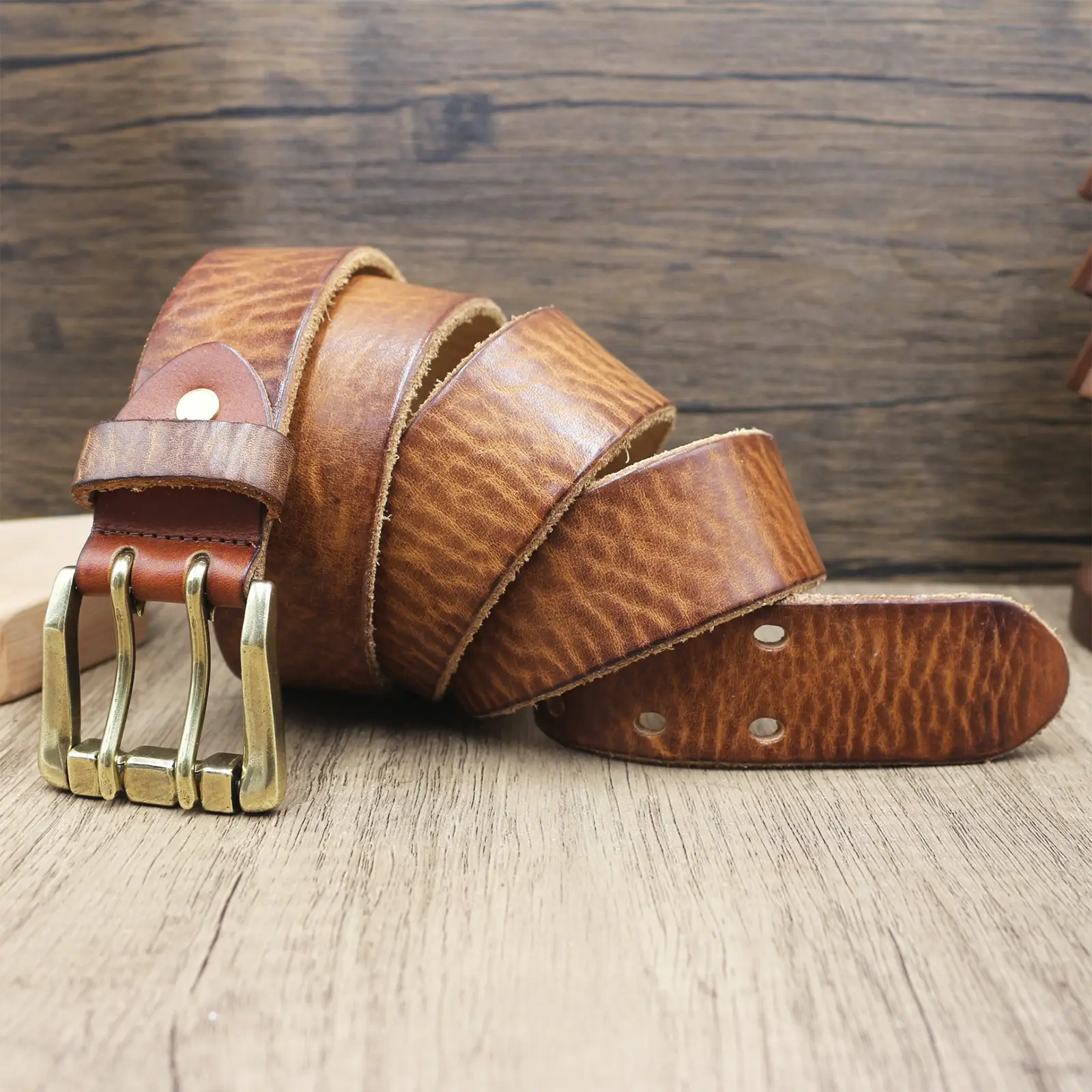 Men's Genuine Leather Buckle Belt Vintage Casual All-Match — feature 19