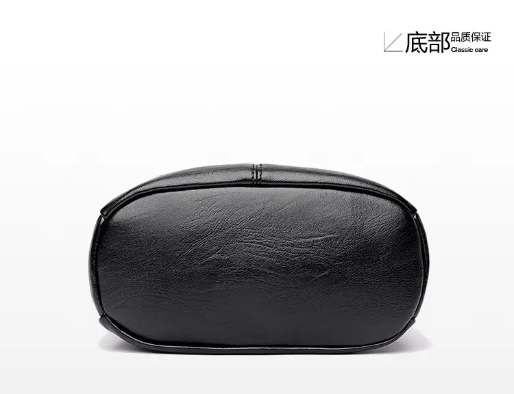 Black Leather Crossbody Bag for Women Middle Age — feature 16