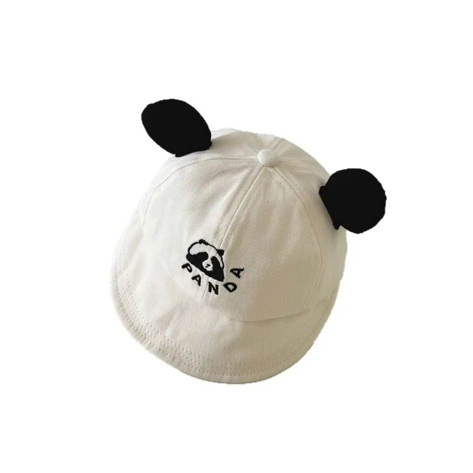 Baby Bear Ears Sunscreen Cap Beige 2025 - Image 7