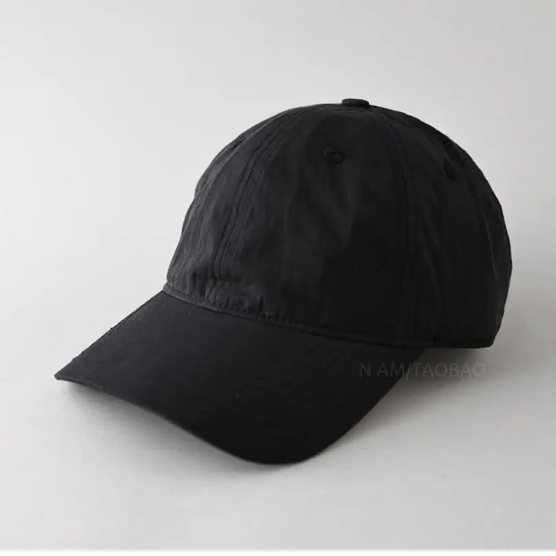 Black Korean Baseball Cap for Men Women
