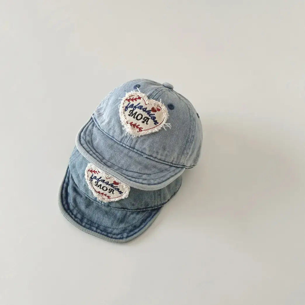 Denim Baby Cap for Boys Girls Spring Autumn New