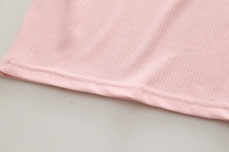 Girls' Pink & Cream Two-Piece Summer Suit — feature 31