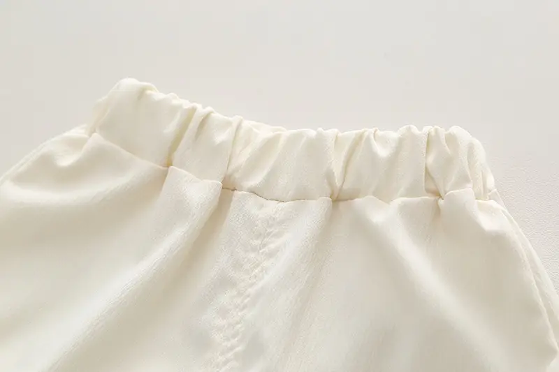 Girls' Pink & Cream Two-Piece Summer Suit — feature 34