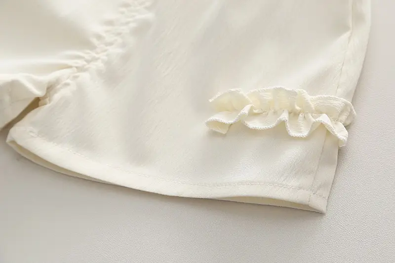 Girls' Pink & Cream Two-Piece Summer Suit — feature 36