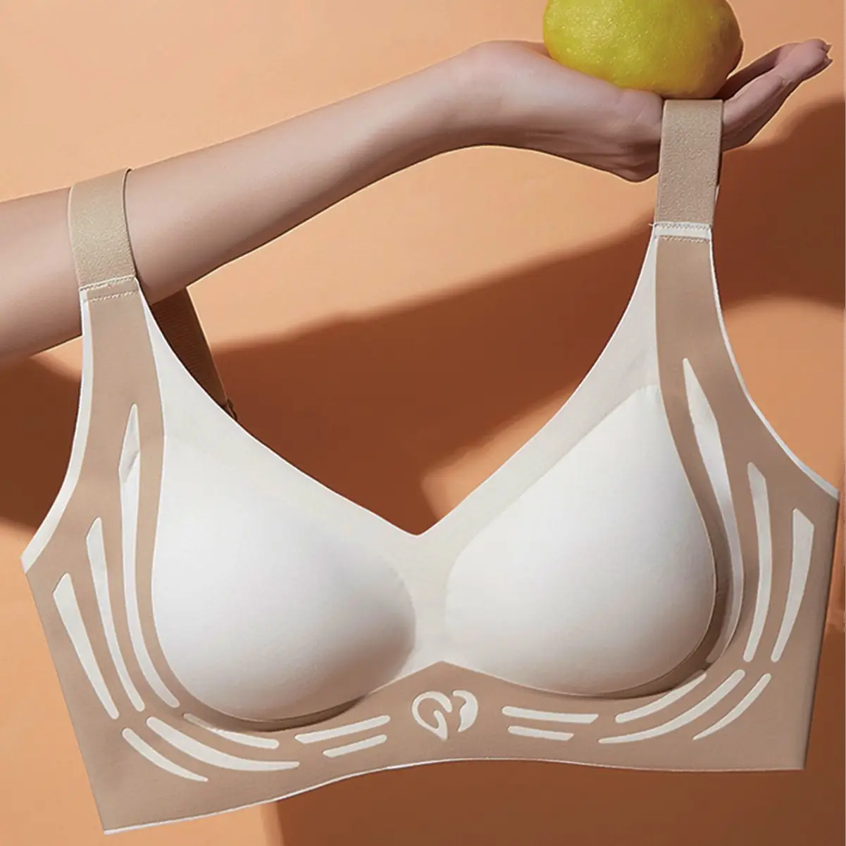 Cross-border Plus Size Soft Support Vest-style Bra - Image 9