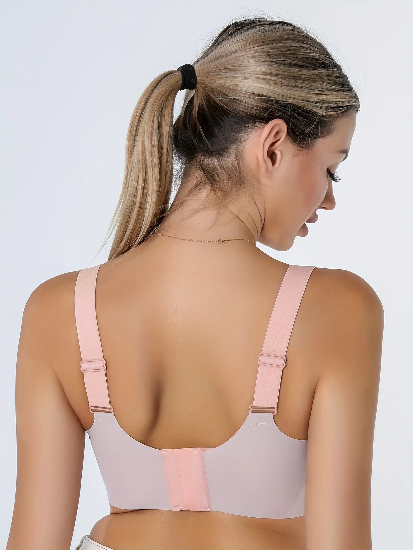 Cross-border Plus Size Soft Support Vest-style Bra — feature 15