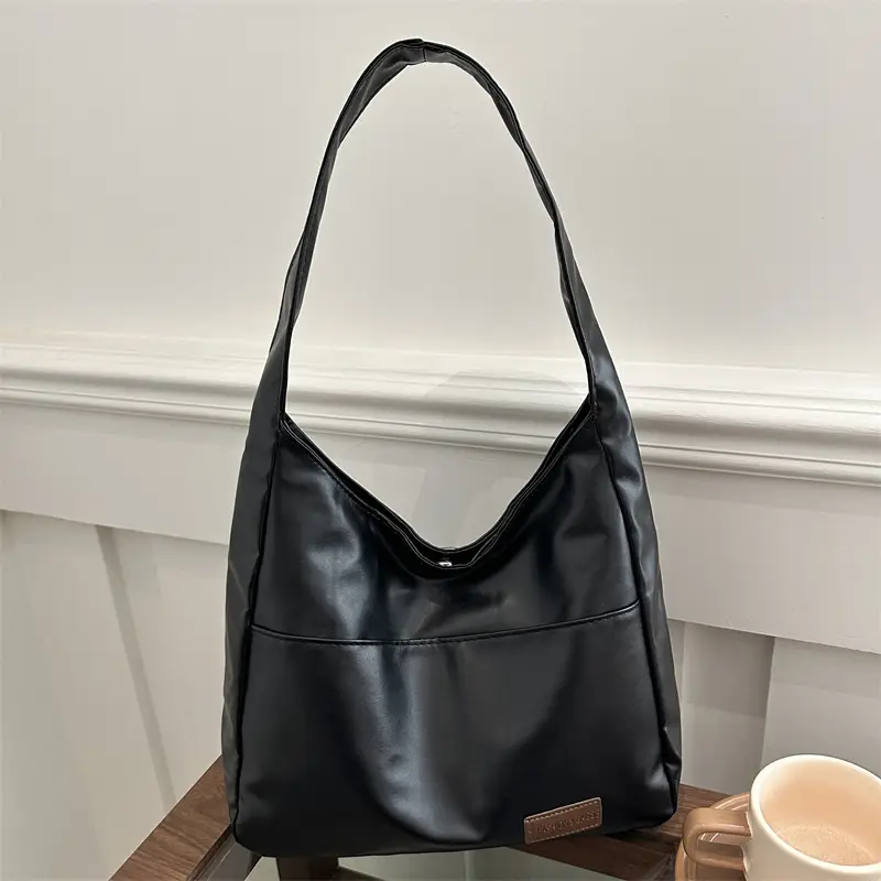 Brown Korean Style Shoulder Bag Large Capacity - Image 6