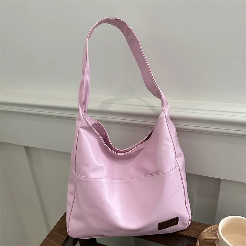 Brown Korean Style Shoulder Bag Large Capacity - Image 8