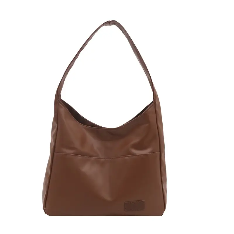 Brown Korean Style Shoulder Bag Large Capacity - Image 10