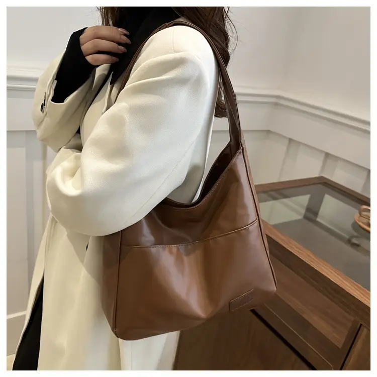 Brown Korean Style Shoulder Bag Large Capacity — feature 14