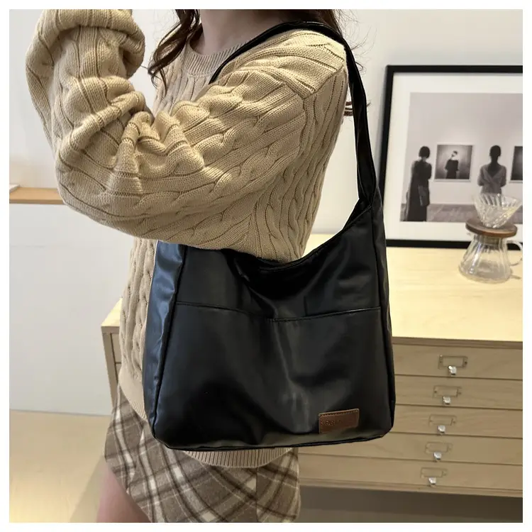Brown Korean Style Shoulder Bag Large Capacity — feature 20