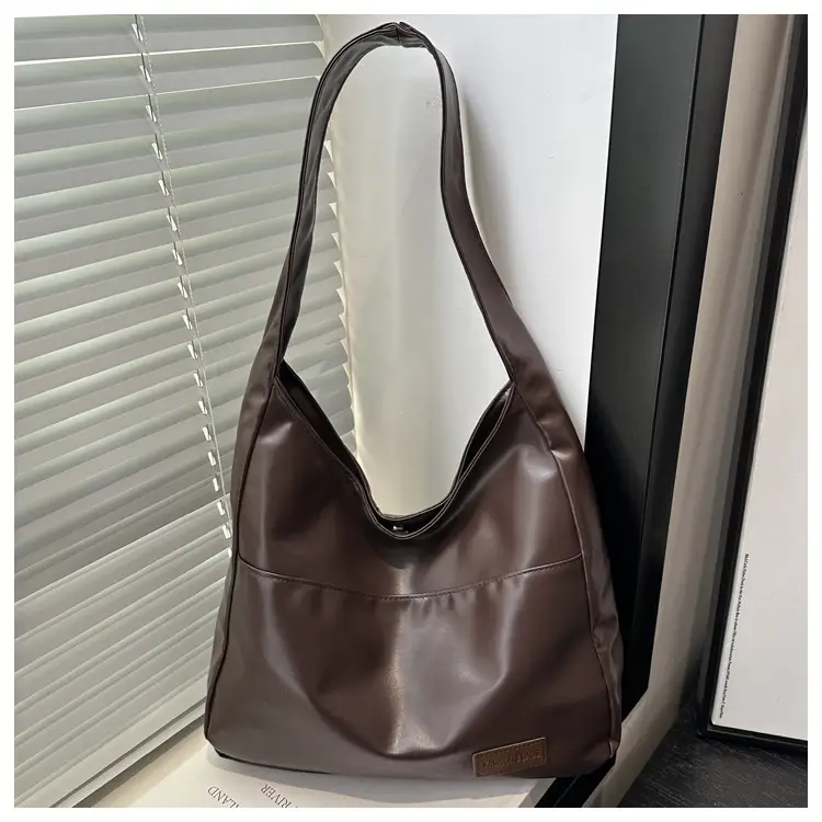 Brown Korean Style Shoulder Bag Large Capacity — feature 22