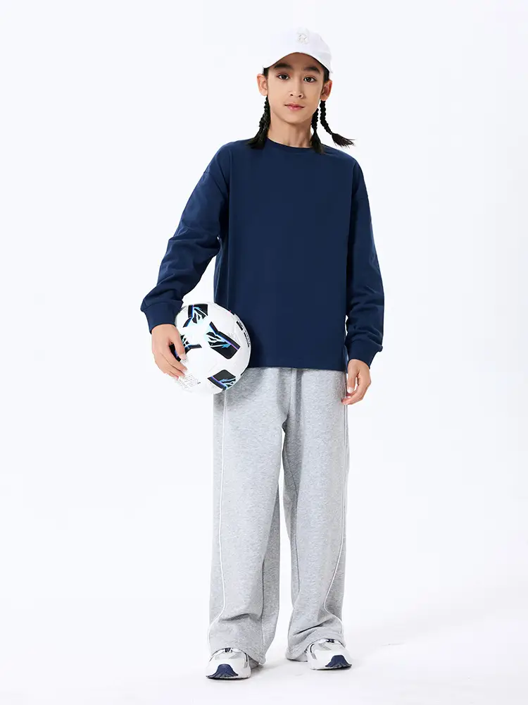 Kids Long Sleeve T-Shirt Purple Black Set - Image 13