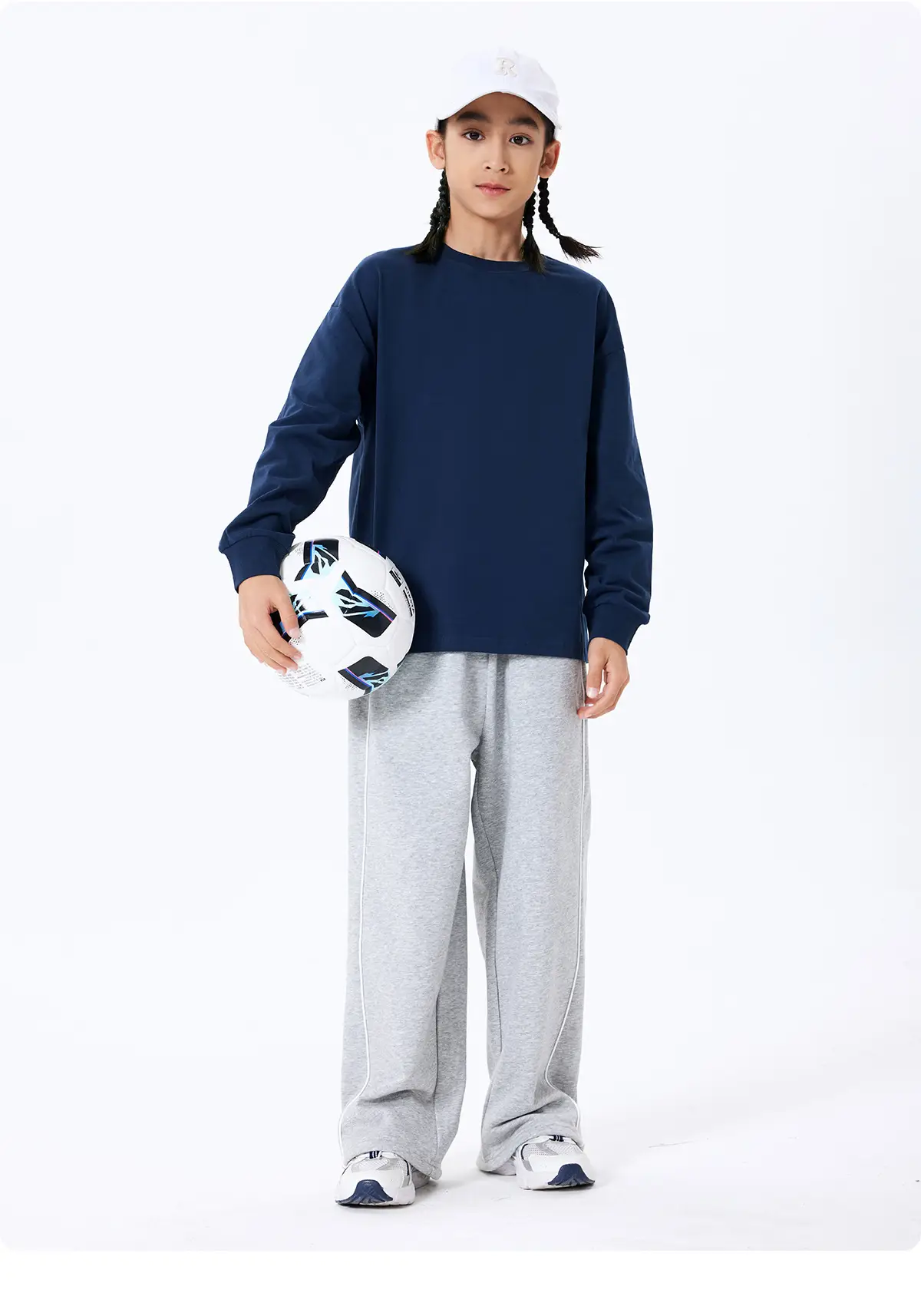 Kids Long Sleeve T-Shirt Purple Black Set — feature 42