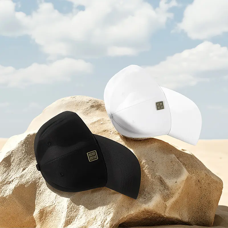 Men's Black Baseball Cap with Logo - Image 5