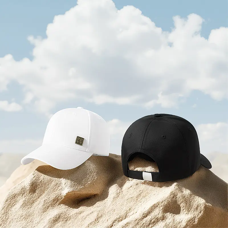 Men's Black Baseball Cap with Logo - Image 6