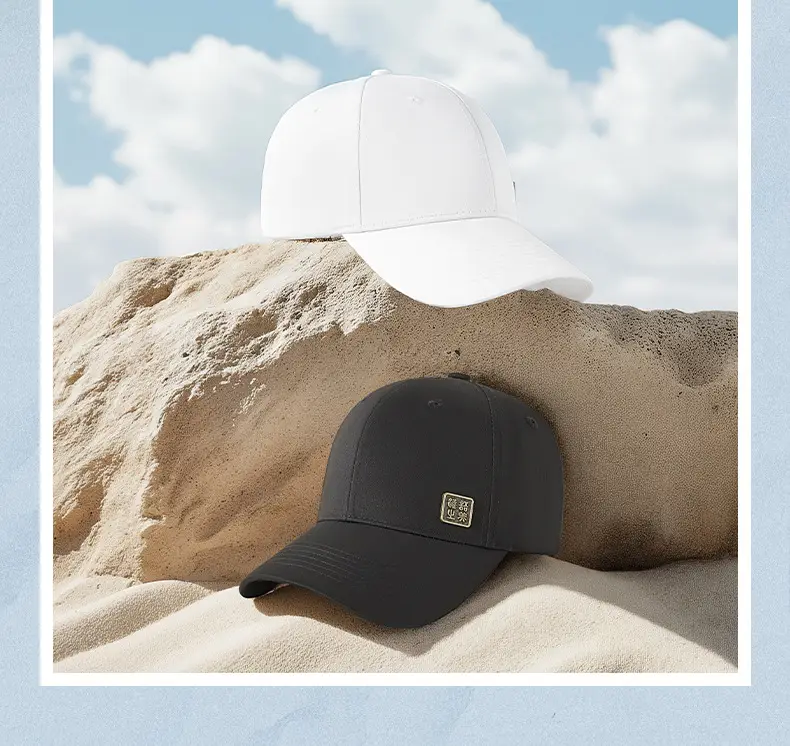 Men's Black Baseball Cap with Logo — feature 18
