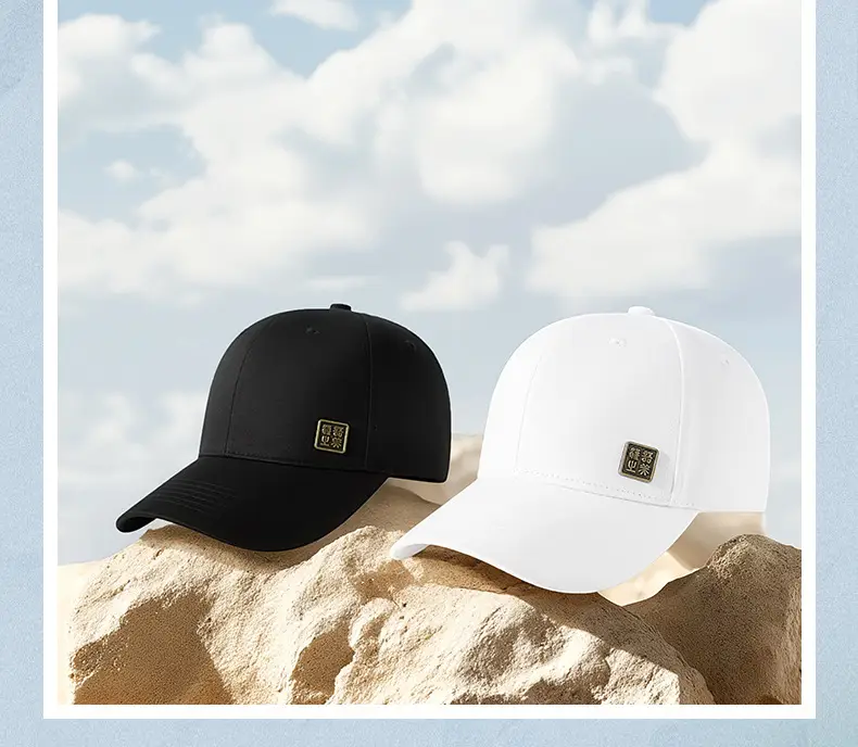 Men's Black Baseball Cap with Logo — feature 22