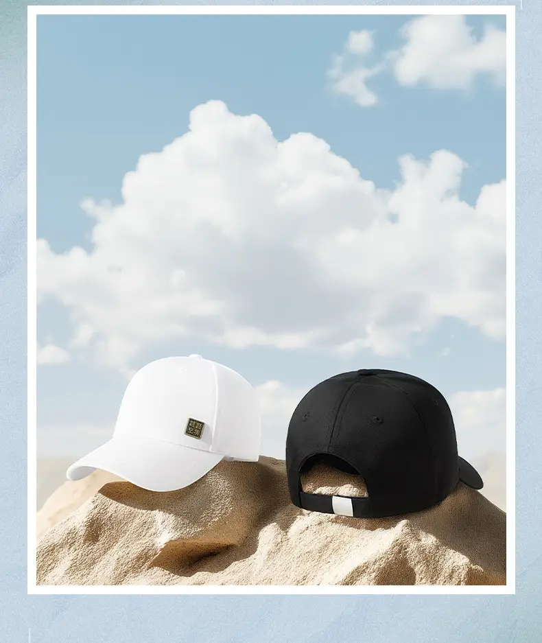 Men's Black Baseball Cap with Logo — feature 25