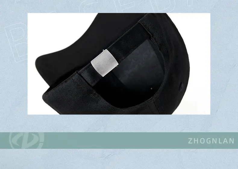 Men's Black Baseball Cap with Logo — feature 27