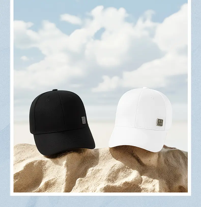 Men's Black Baseball Cap with Logo — feature 29