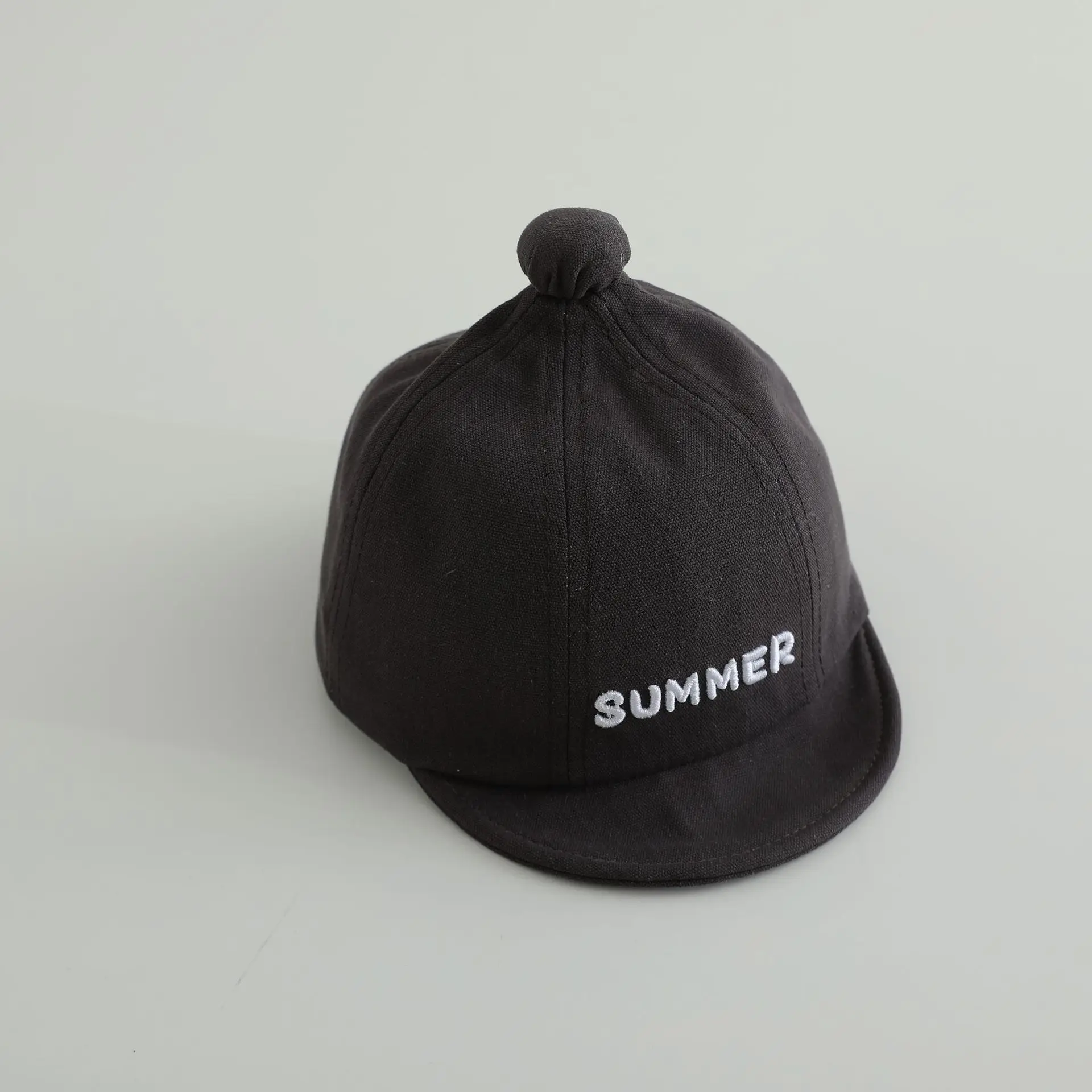 Brown Summer Cap for Boys Girls Brown — feature 12