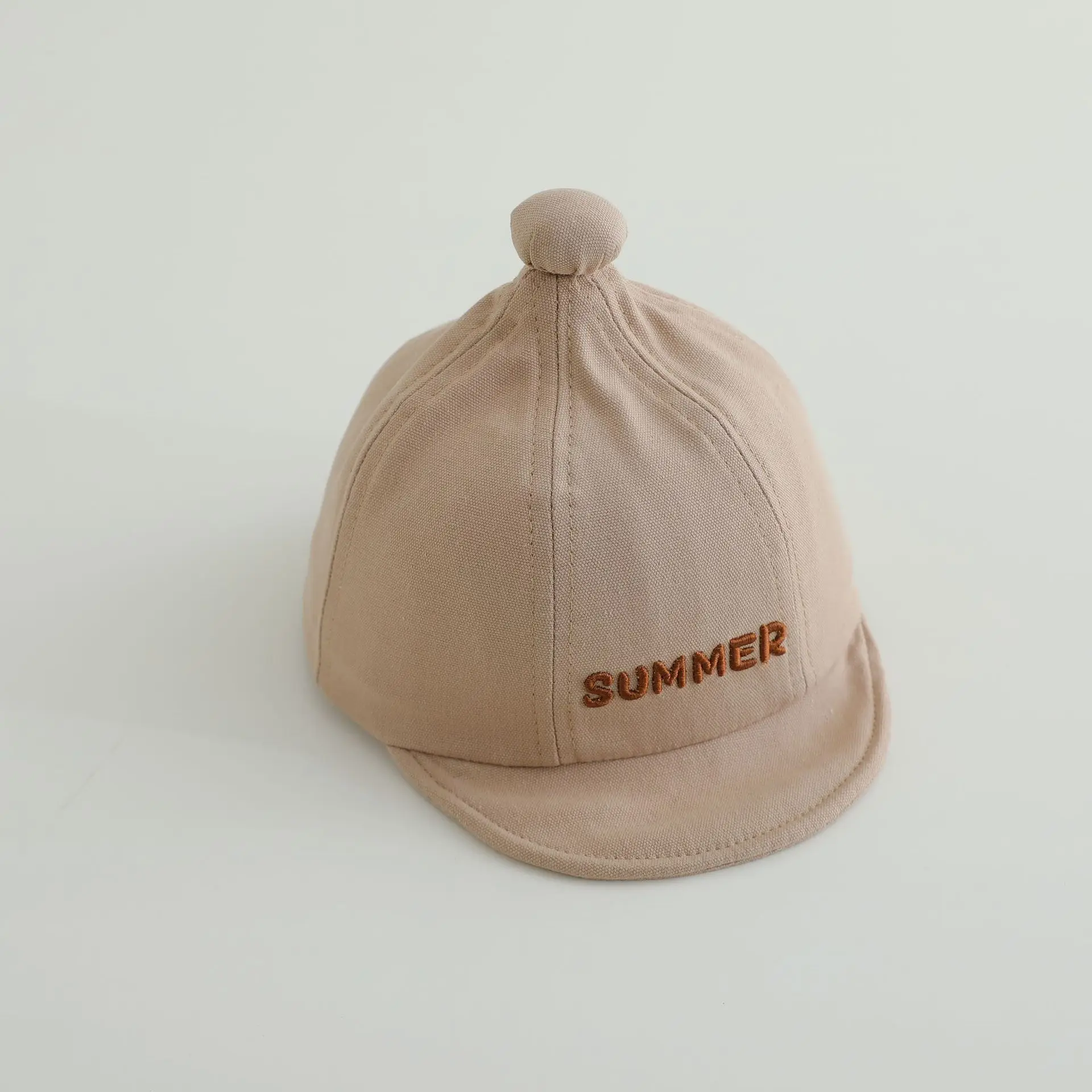 Brown Summer Cap for Boys Girls Brown - Image 3