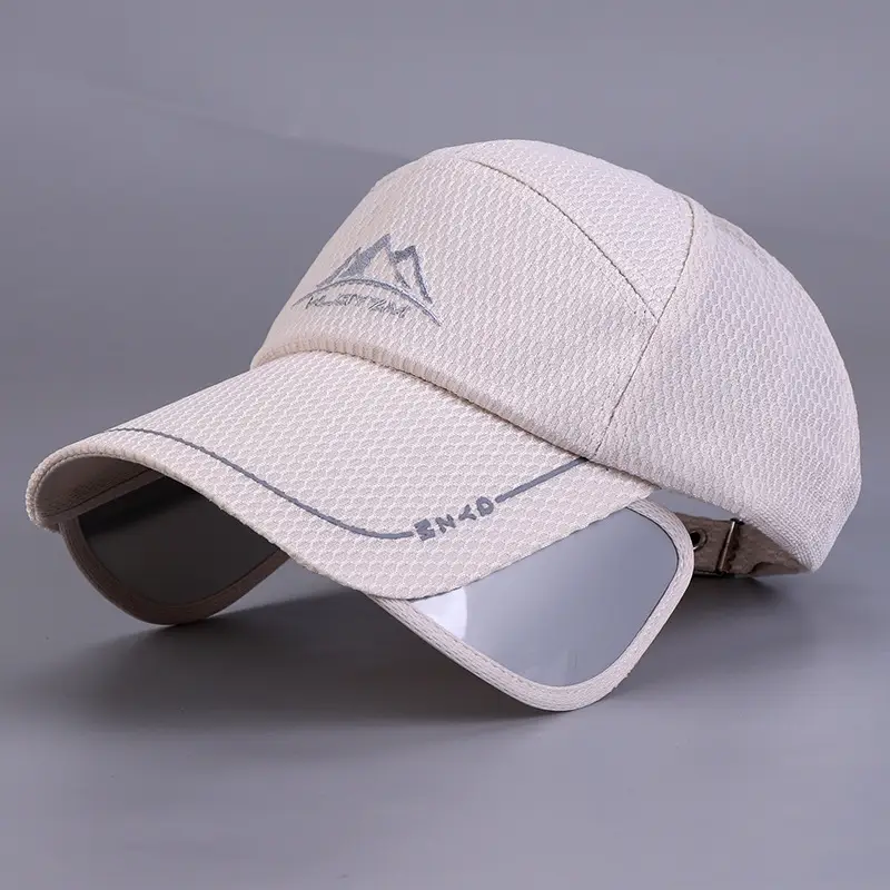 Men Black Mesh Baseball Cap with Sunglasses - Image 2