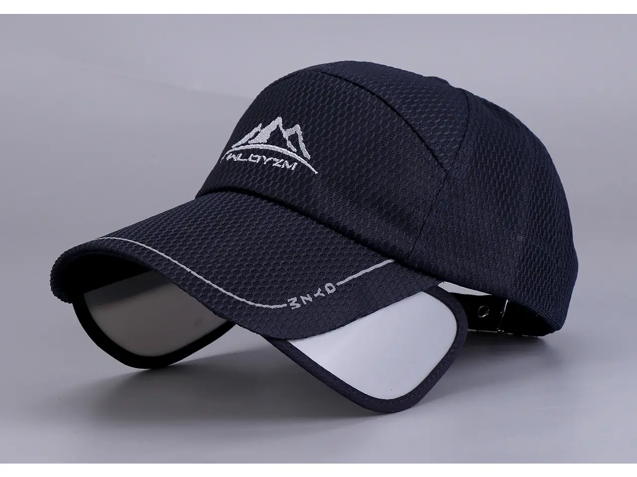 Men Black Mesh Baseball Cap with Sunglasses — feature 16