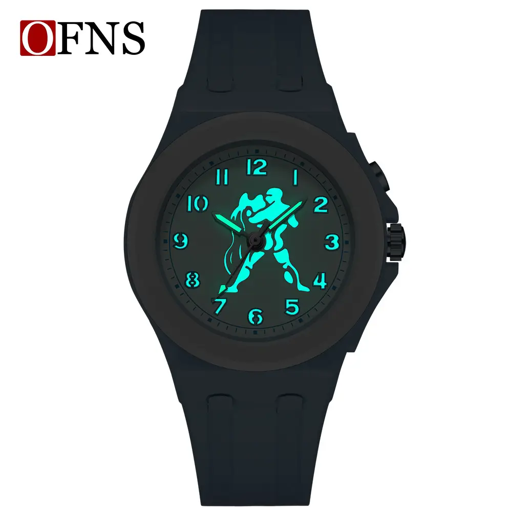 O'Fani Explosive Constellation Quartz Watch Red Strap - Image 17