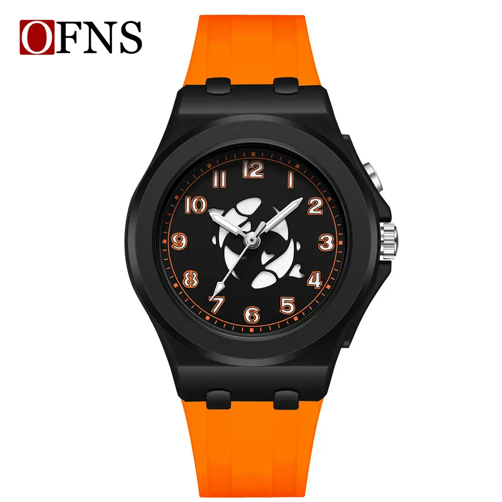 O'Fani Explosive Constellation Quartz Watch Red Strap - Image 2