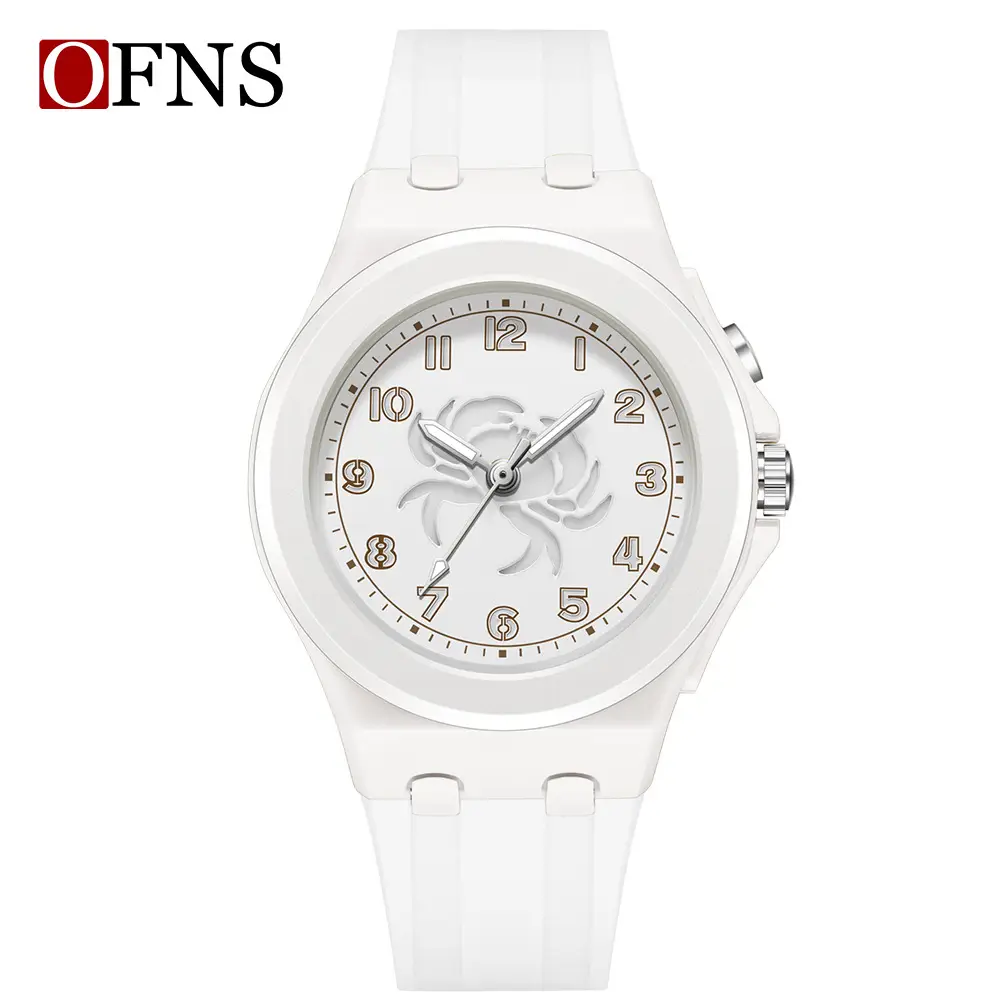 O'Fani Explosive Constellation Quartz Watch Red Strap - Image 6