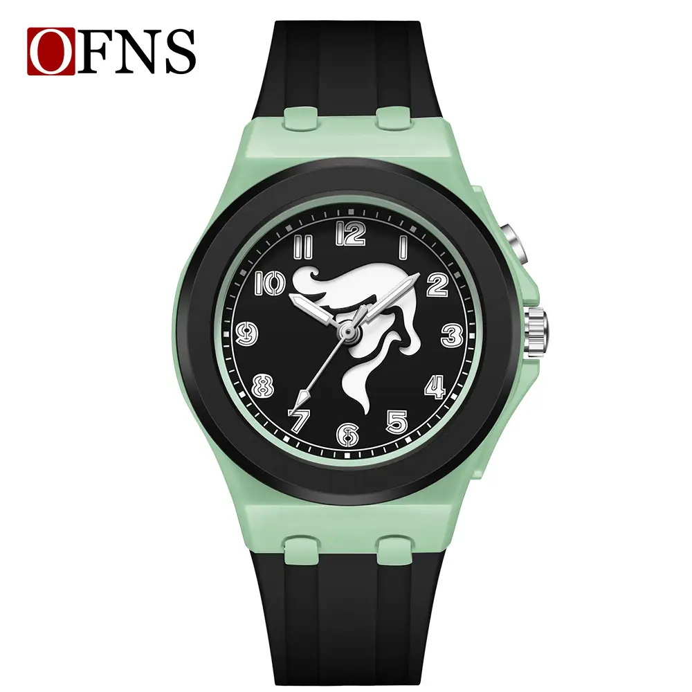 O'Fani Explosive Constellation Quartz Watch Red Strap - Image 7