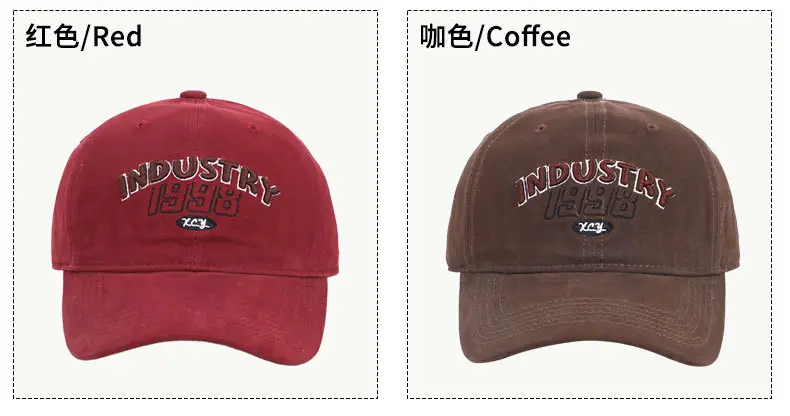 Pink Vintage Letter Embroidered Baseball Cap for Women & Men — feature 10