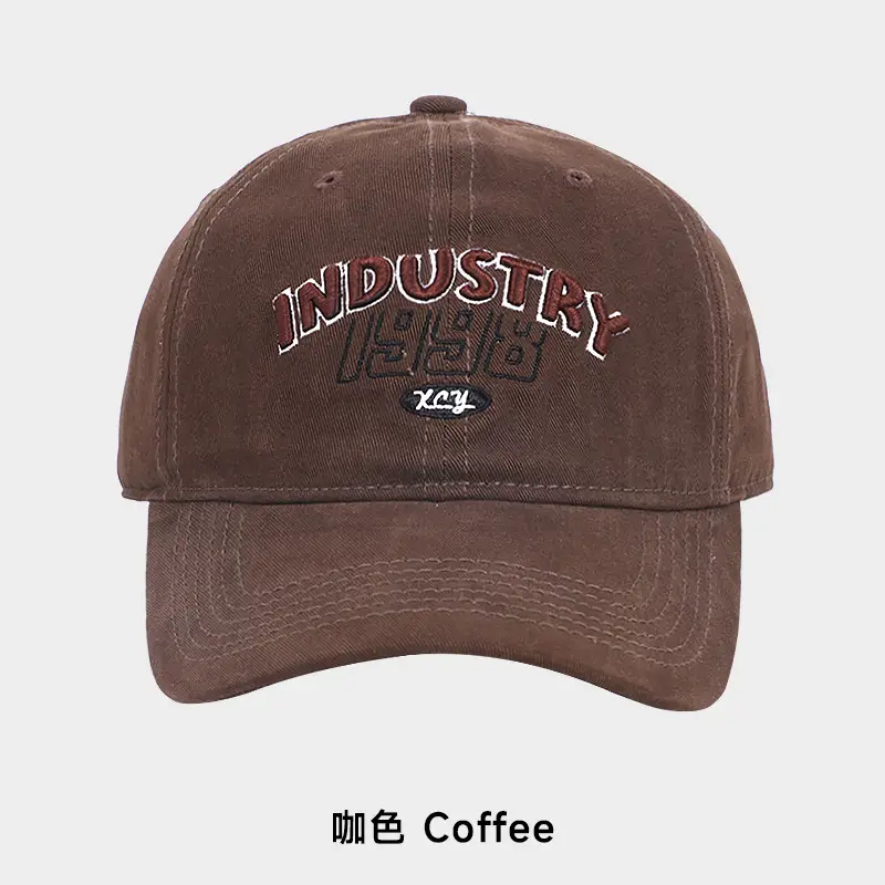 Pink Vintage Letter Embroidered Baseball Cap for Women & Men - Image 4