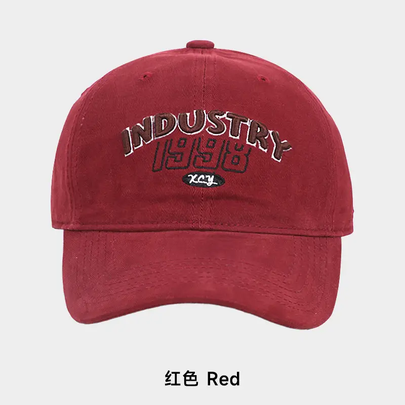 Pink Vintage Letter Embroidered Baseball Cap for Women & Men - Image 6