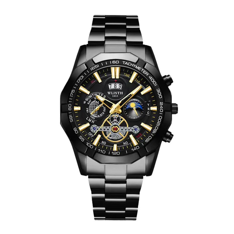 Men's Swiss Quartz Chronograph Watch with Luminous Dial - Image 12
