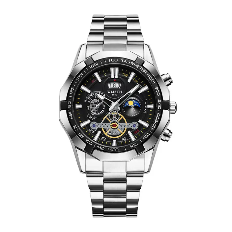 Men's Swiss Quartz Chronograph Watch with Luminous Dial - Image 6